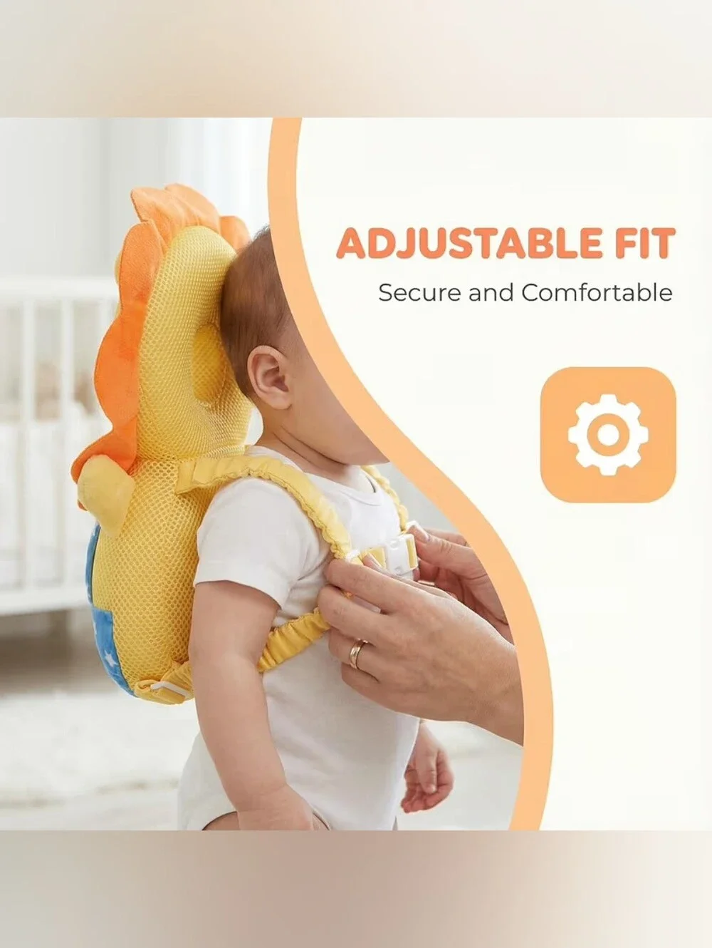 Baby Head Protector Backpack Lion